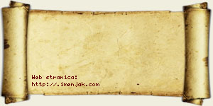 Miljana Perošević vizit kartica